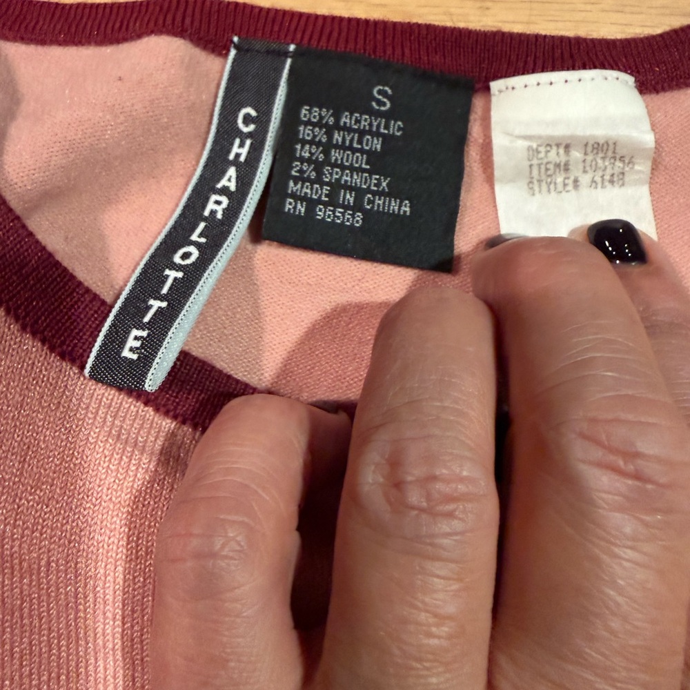 Floral Pink Cardigan - Picture 5 of 5
